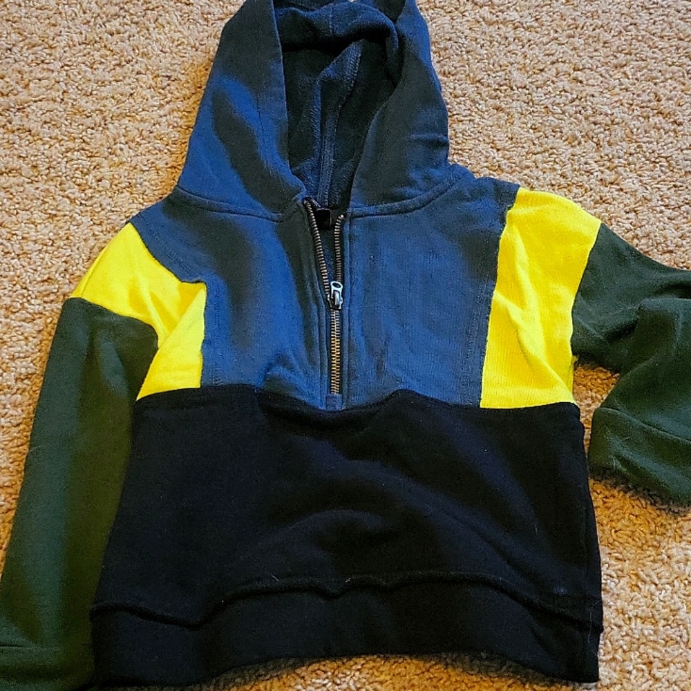 Color block hoodie